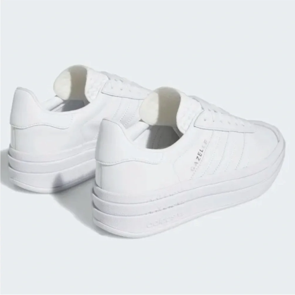 adidas Gazelle Bold Triple White - Picture 6 of 10